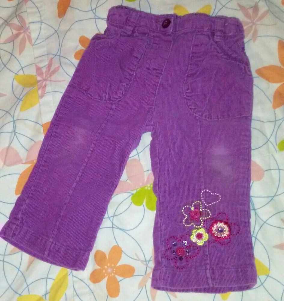 🍁hippie-chic bootcut adjustable cords- 6-9 months